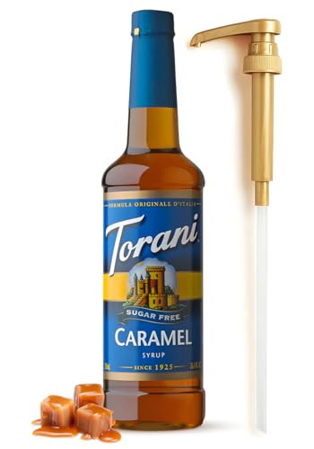 Torani Sugar Free Caramel Syrup for Coffee 25.4 Ounces Coffee Flavoring for Drinks with Fresh Finest Coffee Syrup Pump | Amazon (US)