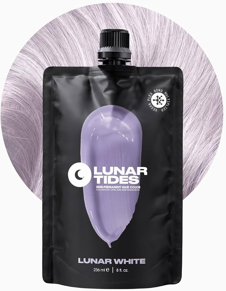 Lunar Tides Semi-Permanent Hair Color (43 colors) (Lunar White, 8 fl. oz.) | Amazon (US)