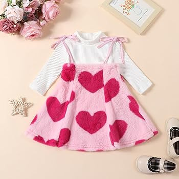 Toddler Easter Outfit Baby Girl Easter Shirt Dress Long Sleeve Sweatshirt and Tulle Skirts Little... | Amazon (US)