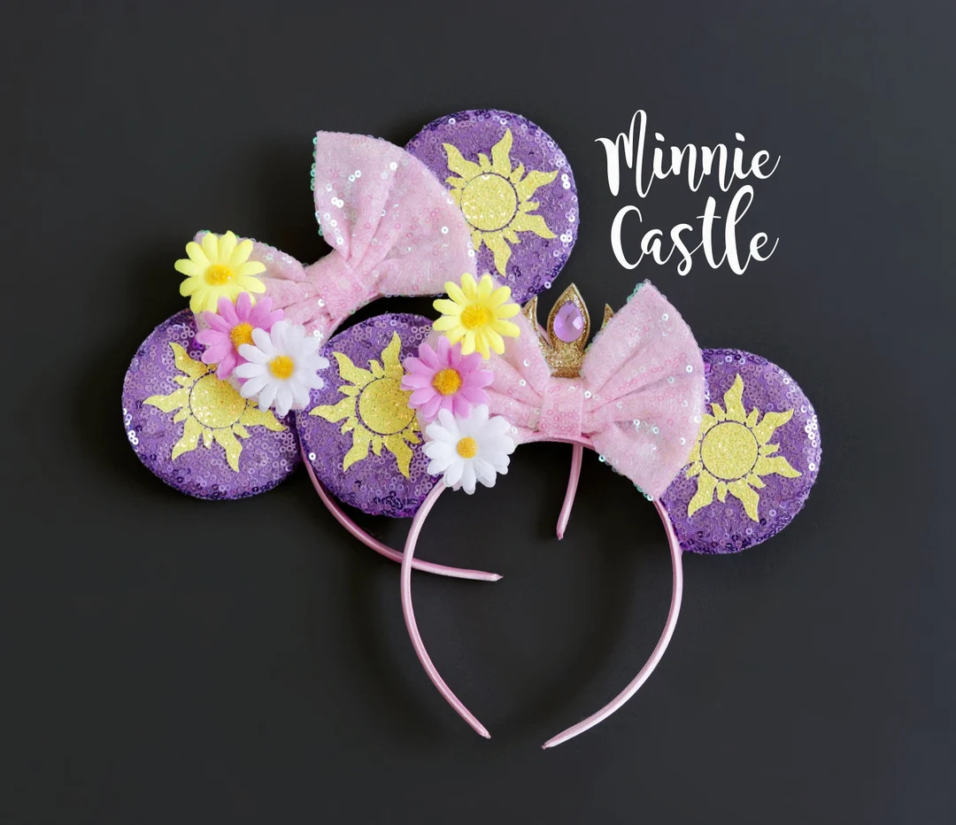 Minnie Ears Rapunzel Ears Disney Ears Mickey Ears Princess - Etsy | Etsy (US)