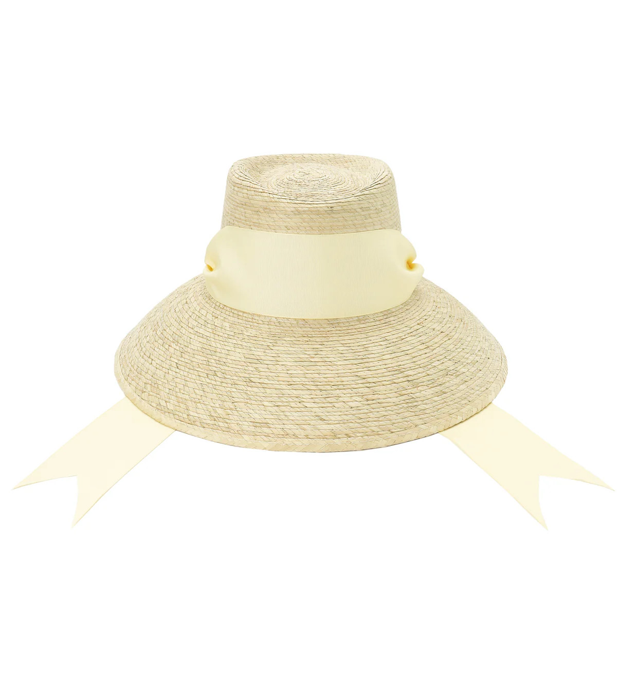 Wildflower Sun Hat With Wide Ivory Grosgrain Ribbon | Over The Moon