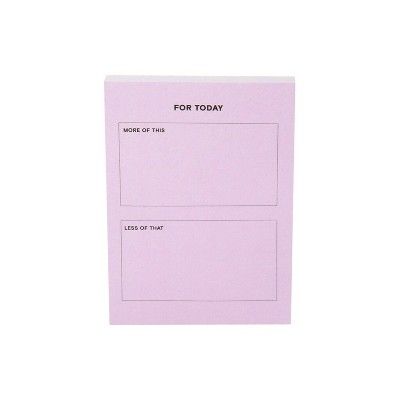 Post-it 3"x4" Today's Intention Planner Pad Pink | Target