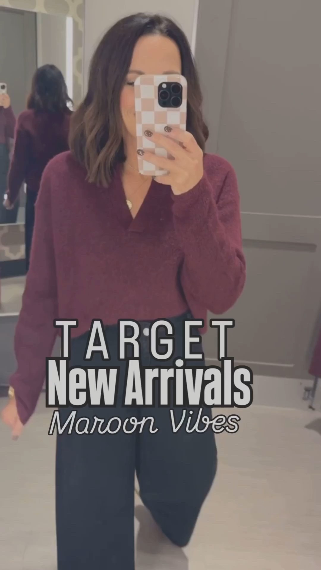 I’m wearing a xs-small in most all the tops, & Size 4 in the jeans! ♥️ Target has amazing maroon finds this season, I can't get enough of it y'all! 🤍 Target style, maroon outfit, burgundy outfit style, chic style, elevated basics, VintagePickin

#LTKCyberWeek #LTKHoliday

#LTKootd