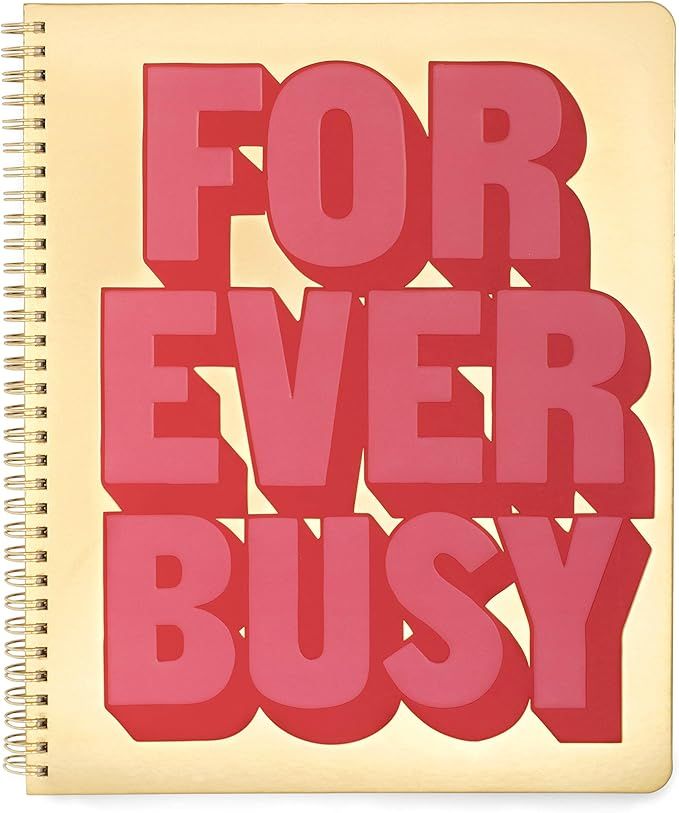 Ban.do Rough Draft Large Spiral Notebook, Forever Busy | Amazon (US)