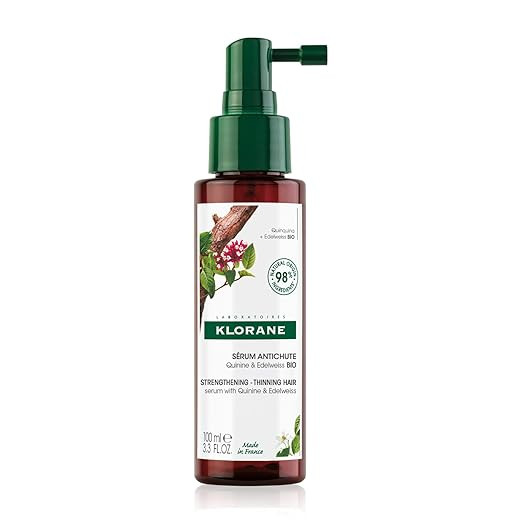Klorane Strengthening Serum with Quinine and Edelweiss for Thinning Hair, Supports Thicker, Stron... | Amazon (US)
