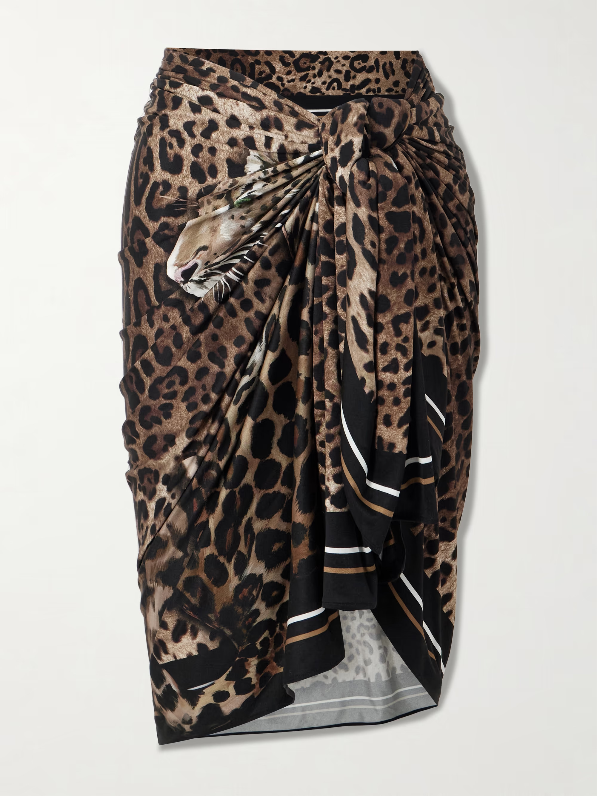 Leopard-print silk pareo | NET-A-PORTER (US)