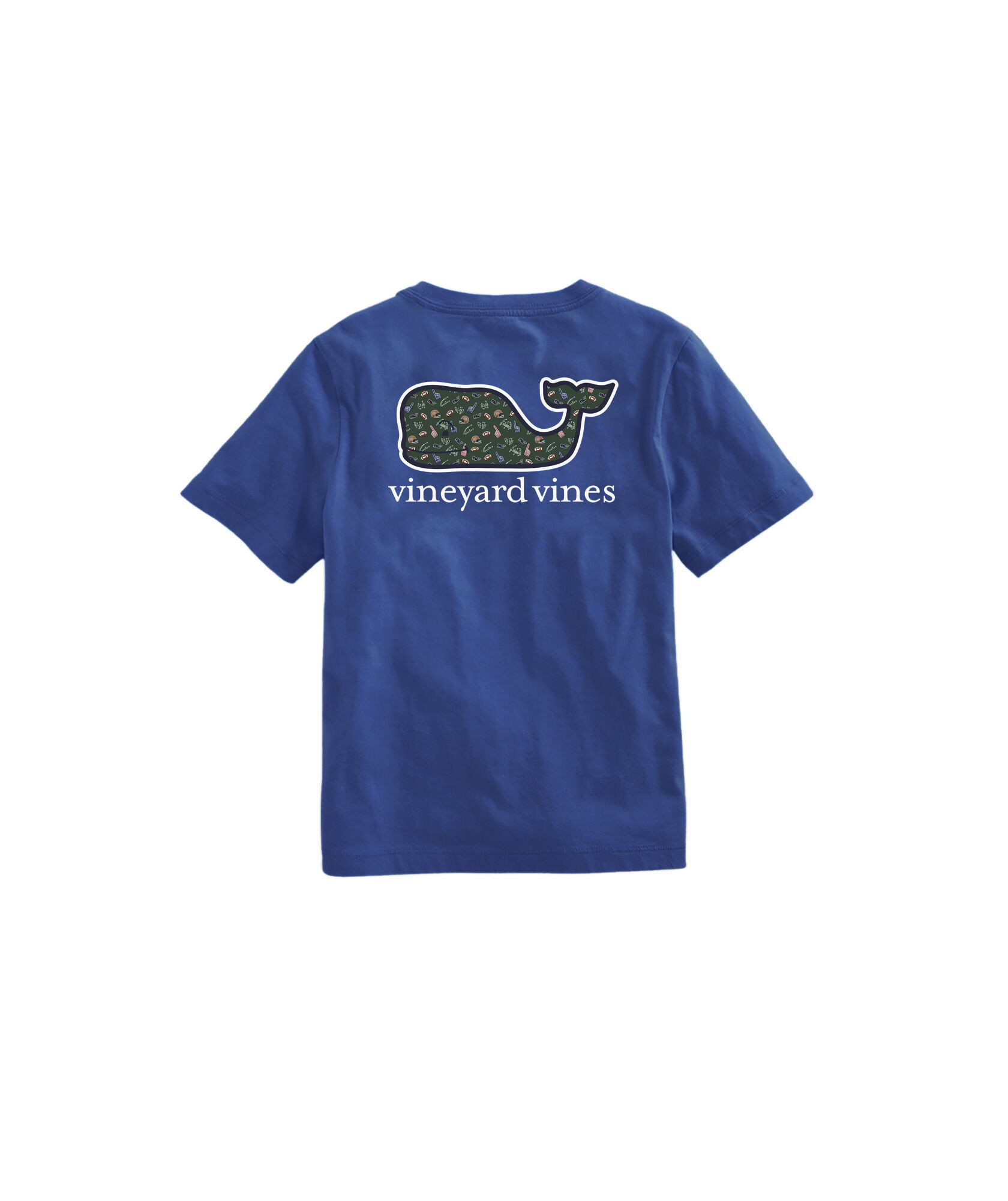 OUTLET Boys' Football Toss Whale Short-Sleeve Pocket Tee | vineyard vines