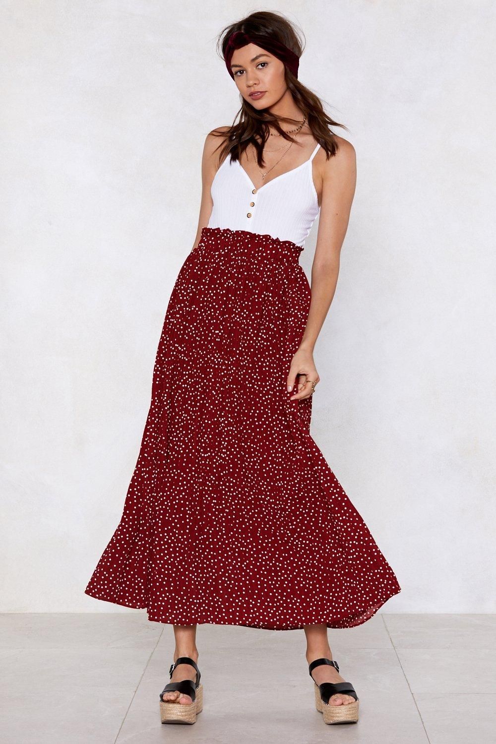 You've Dot Another Thing Coming Spotty Skirt | NastyGal (UK, IE)