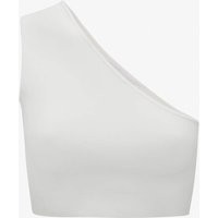Victoria Beckham VB Body One Shoulder Crop Top In White 14 | Victoria Beckham UK