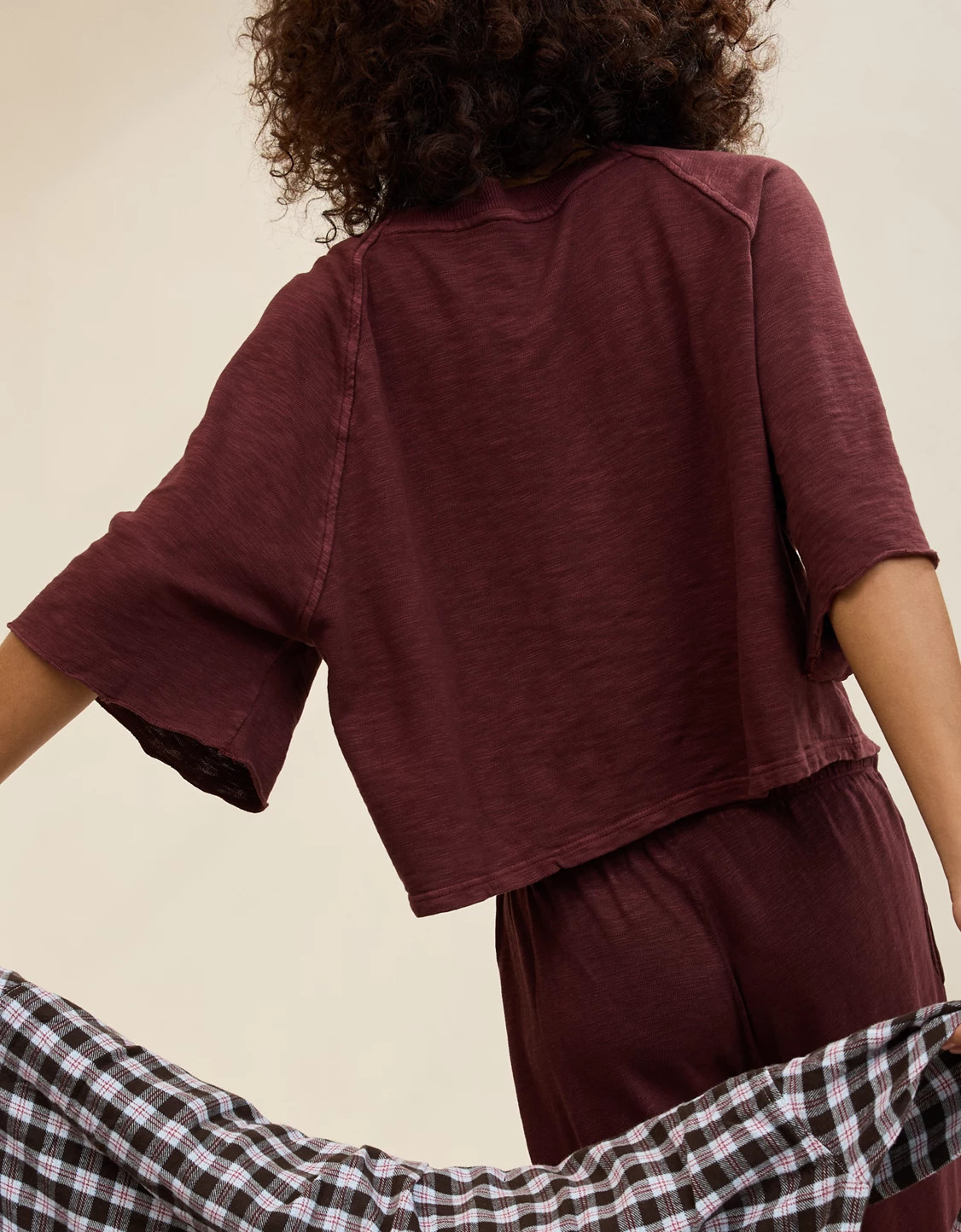 Aerie It's Casual Knit Slub T-Shirt | American Eagle Outfitters (US & CA)