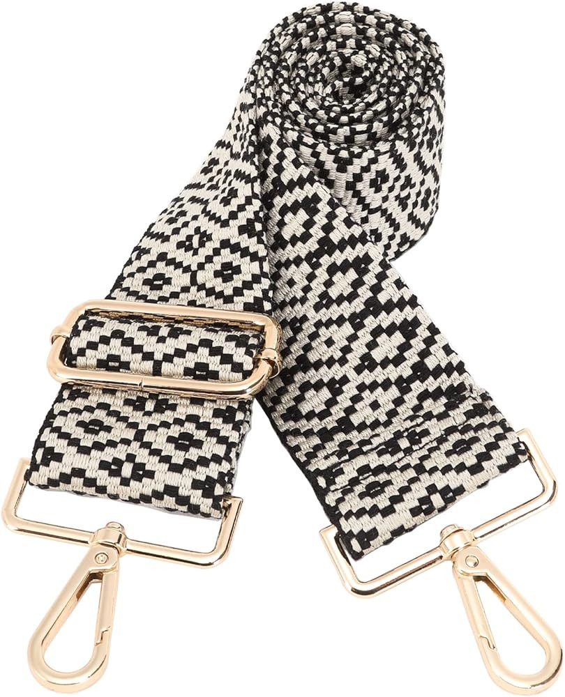 GINJKGO Purse Straps Replacement Crossbody - Adjustable Bag Strap for Purses, Wide Shoulder Strap... | Amazon (US)