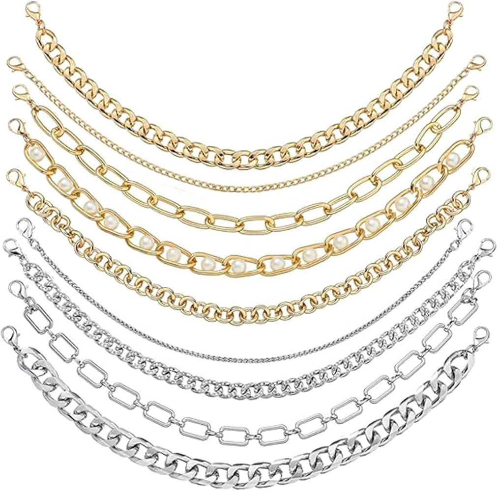 Degpum 9pcs Trucker Hat Chains Detachable Hat Chain for Women Man Metal Detachable Chains Bulk Tr... | Amazon (US)