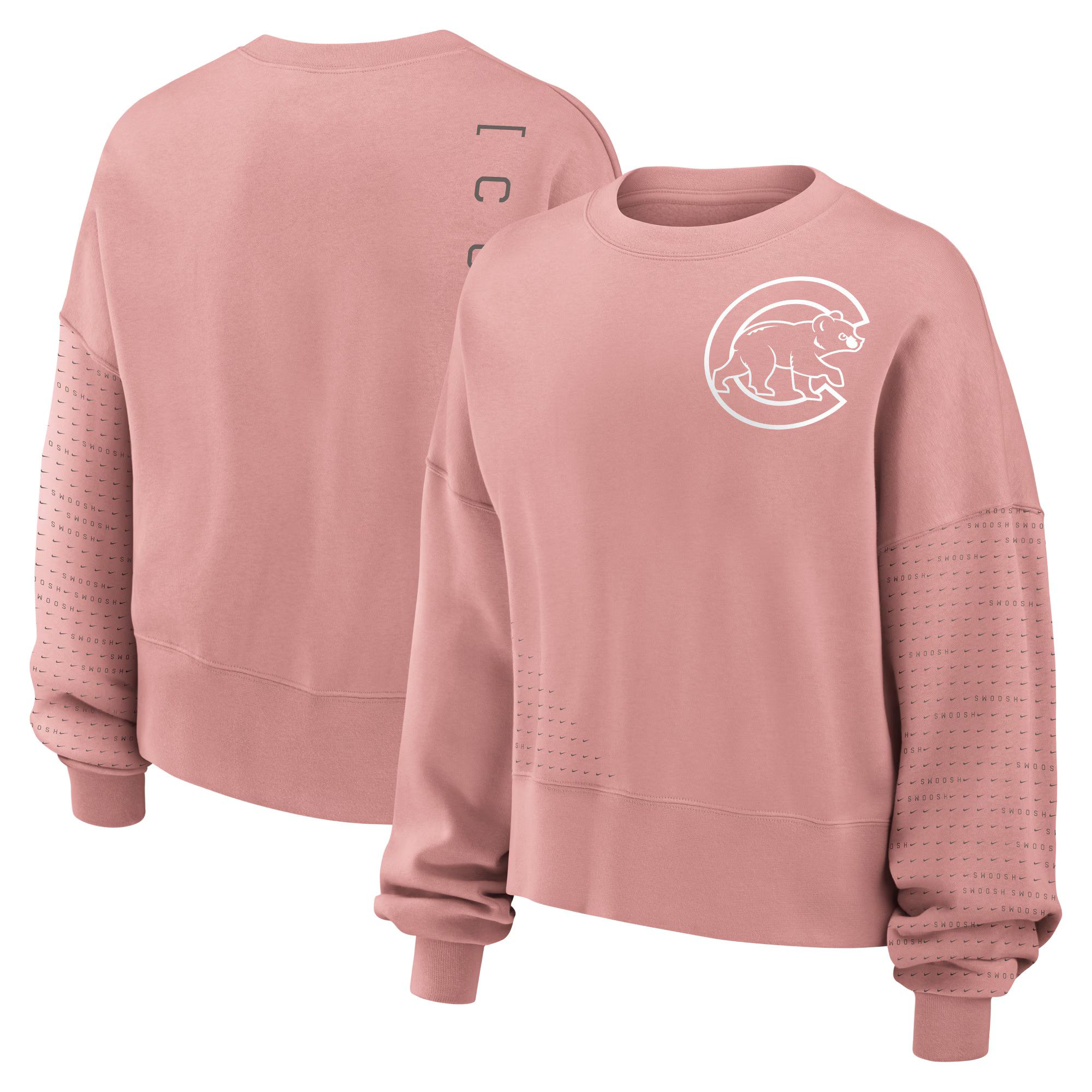 Chicago Cubs Nike Women's Statement Pullover Sweatshirt - Pink | Fanatics