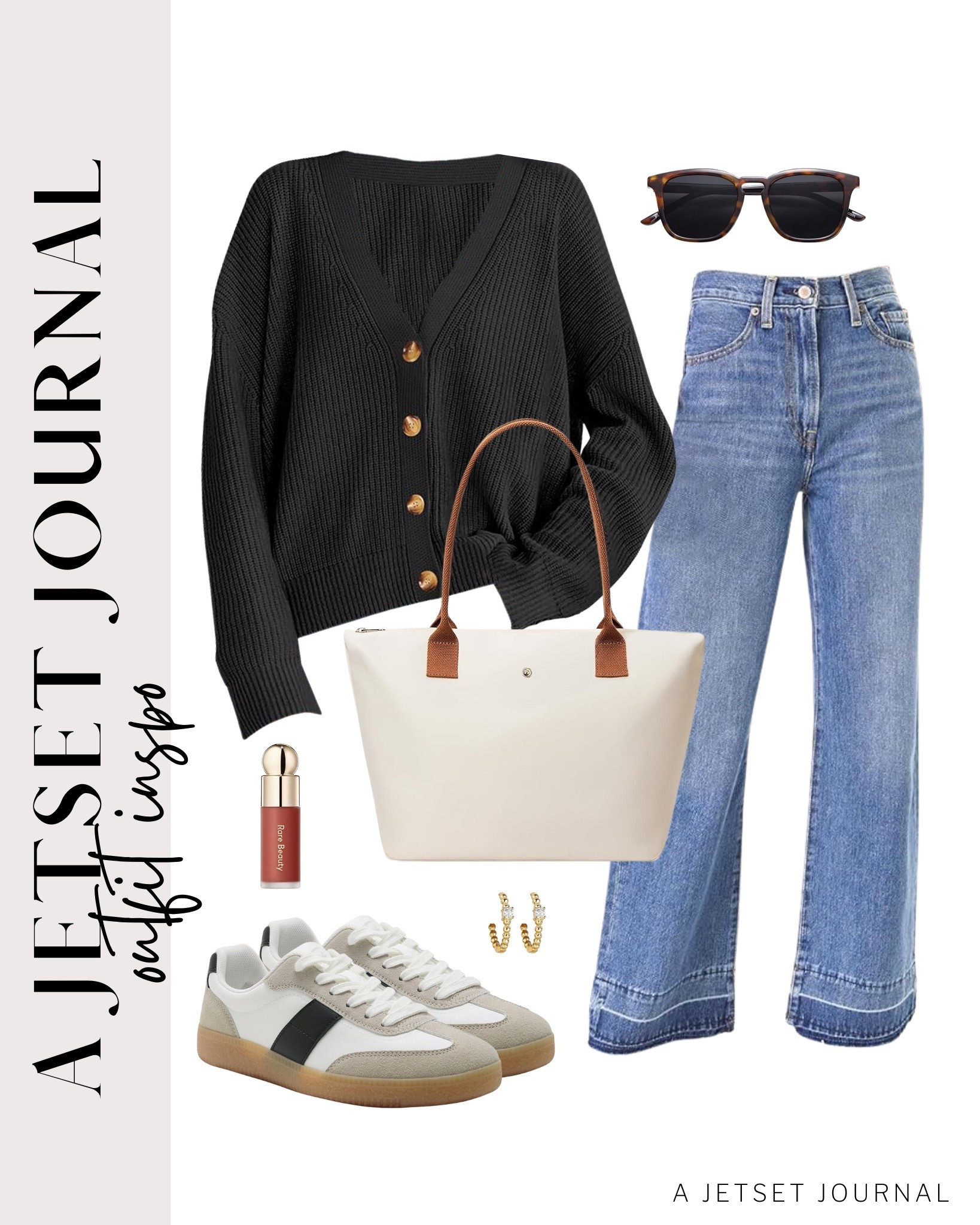 Comfy and simple outfit idea with a cardigan, wide leg jeans, and sneakers!
knit sweater, puffy tote bag, rare beauty blush, amazon finds, affordable look, fall fashion, beauty must have, trendy style, fashion accessories, fall outfit idea

#LTKU #LTKStyleTip #LTKSeasonal