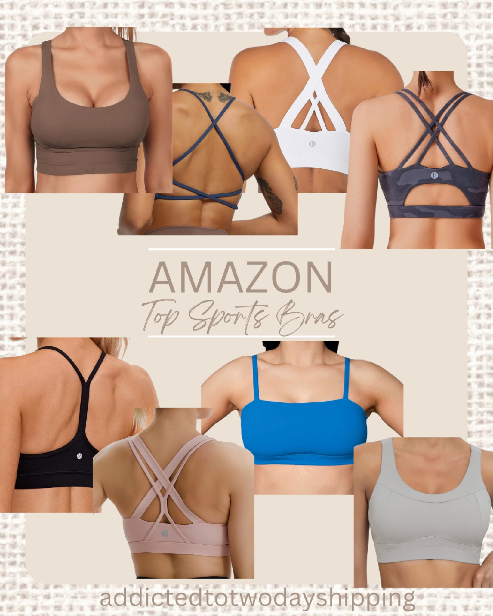 Grace Form Strappy Sports Bra for Women Padded High Impact Push Up Athletic Running  Sports Bra Workout Top Yoga Bra in 2023