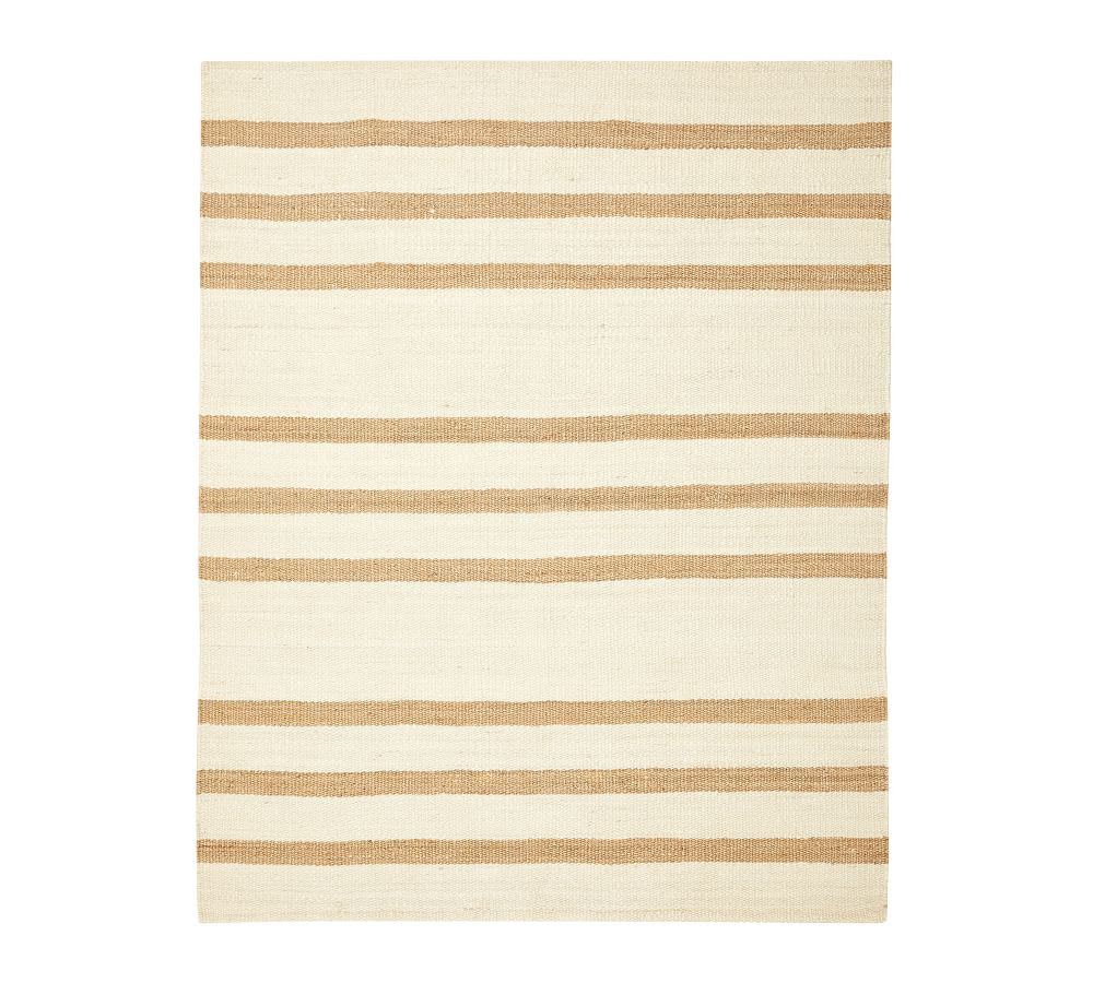 Danton Striped Jute Rug | Pottery Barn (US)