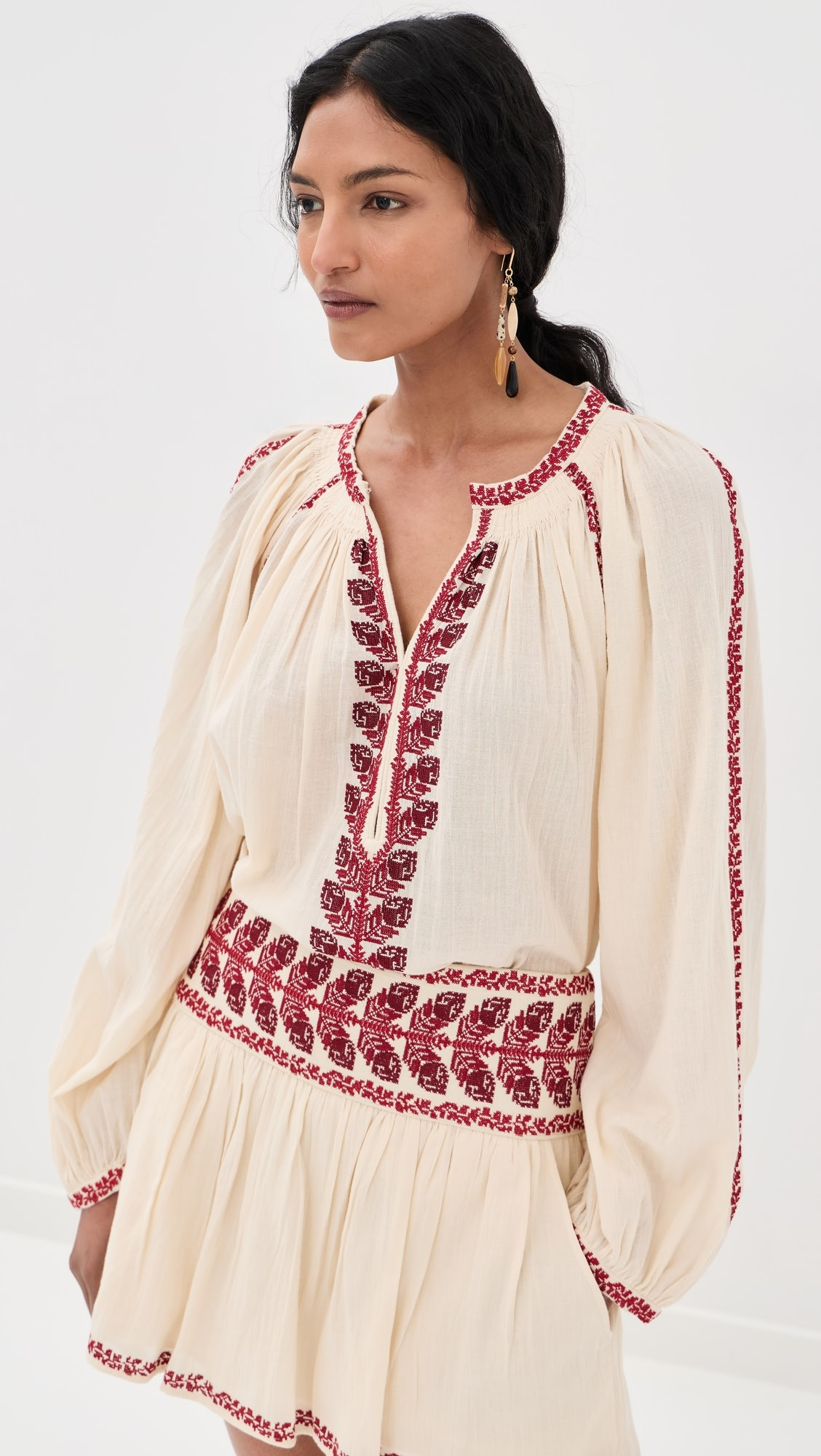 Lena Embroidered Blouse | Shopbop