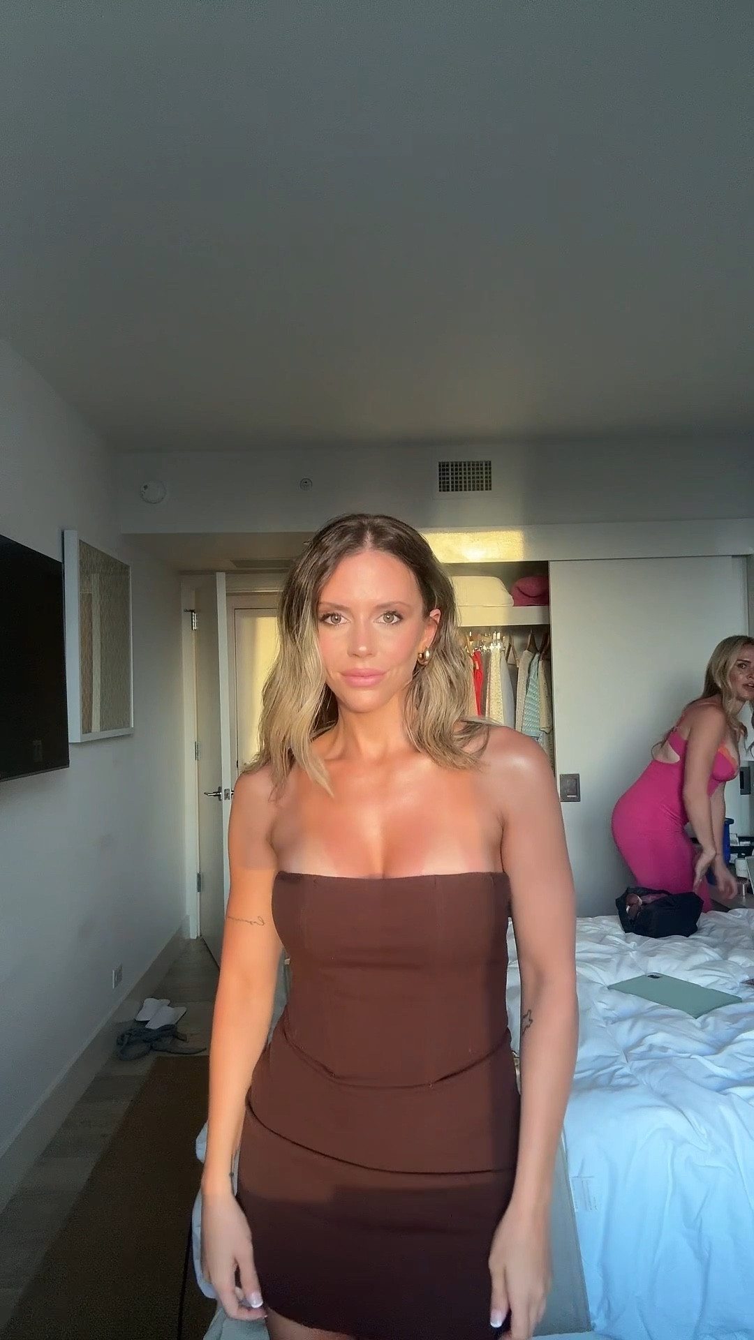 Miami birthday dinner dress 🧡🎂