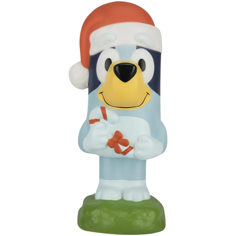 Christmas LED Blow Mold Decor Bluey w/Candy Cane Bluey 5.905 in x 5.70 in x 13.97 in 0.88 lb | Walmart (US)