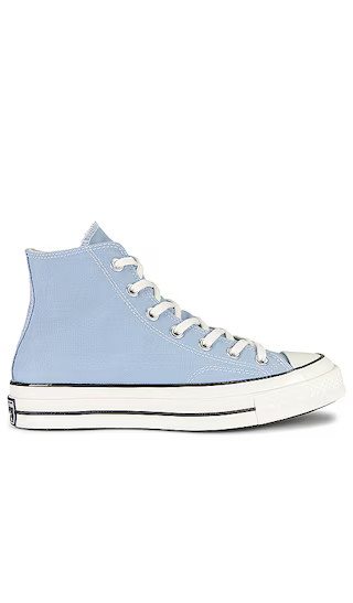 Chuck 70 No Waste Canvas Sneaker in Light Armory Blue, Egret, & Black | Revolve Clothing (Global)