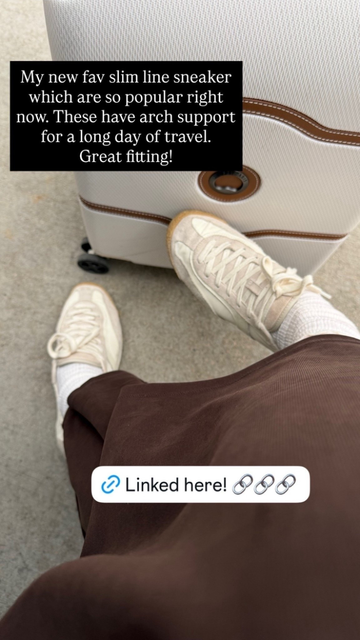 Love these sneakers and luggage set! m

#LTKTravel