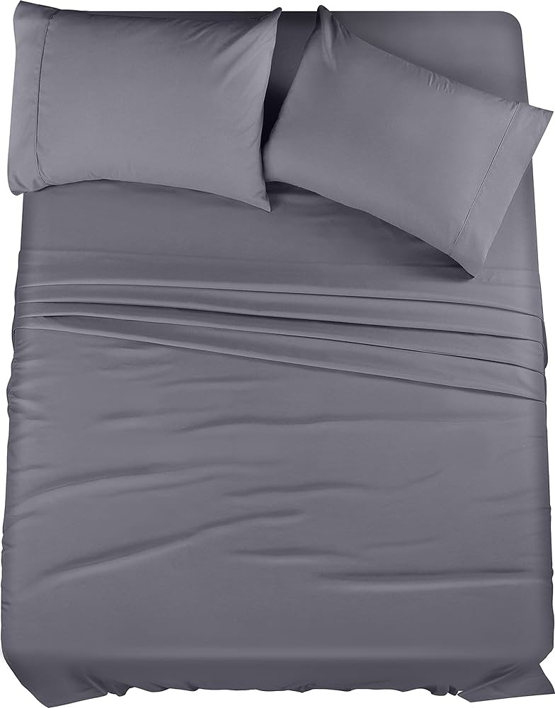 Utopia Bedding Queen Bed Sheets Set - 4 Piece Bedding - Brushed Microfiber - Shrinkage and Fade R... | Amazon (US)