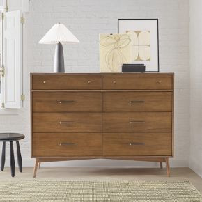 Mid-Century 8-Drawer Dresser (59") | West Elm (US)