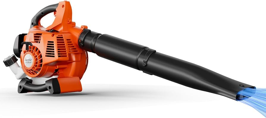 25.4CC Gas Leaf Blower Handheld Light Blower 432CFM 180MPH 2-Cycle Ergonomic Low Vibration and Cr... | Amazon (US)