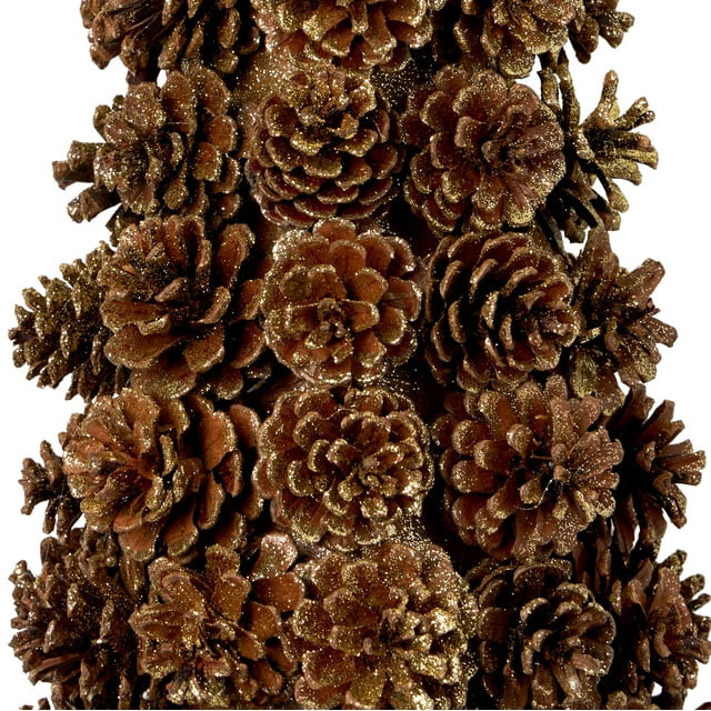 My Texas House Brown Pinecone Christmas Tree Decor, 16 in | Walmart (US)