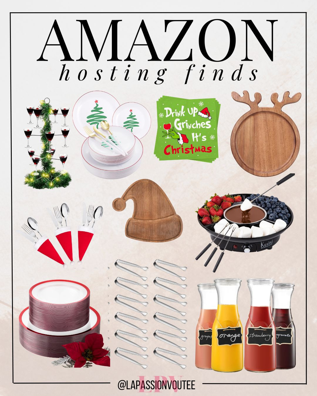 Deck the halls and set the table! 🎄✨ Amazon’s Christmas hosting finds make it easy to create a warm and welcoming holiday vibe. Whether it’s festive touches or practical essentials, you’ll be all set to impress your guests! 

 #LTKHoliday #LTKSeasonal #LTKHome