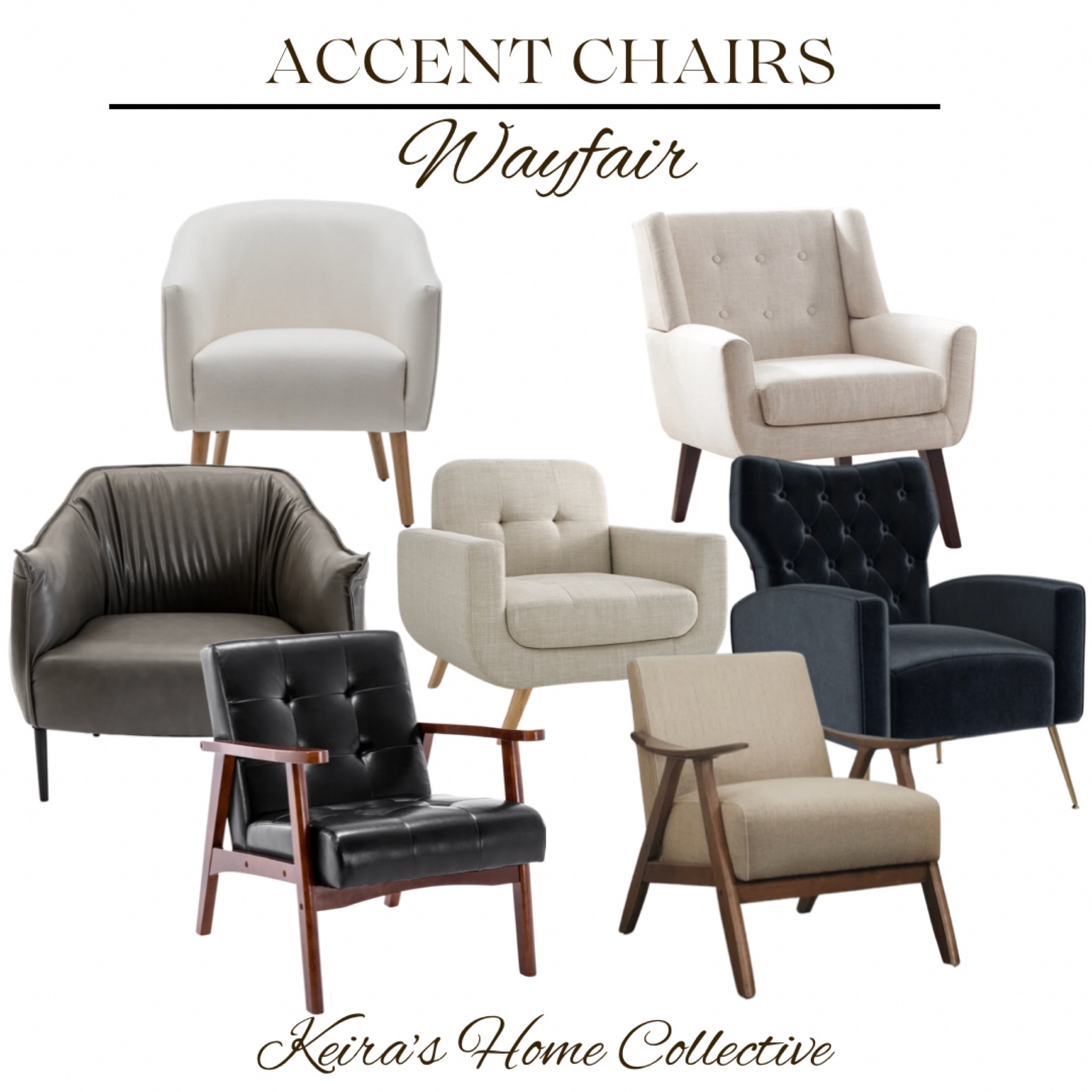 Wayfair accent chairs! 

Great deals on these accent chairs, leather chairs, living room chairs, white chairs, beige chairs, velvet chairs, arm chairs, wood chairs, wayfair furniture, wayfair deals, accent furniture

#LTKhome #LTKstyletip #LTKsalealert