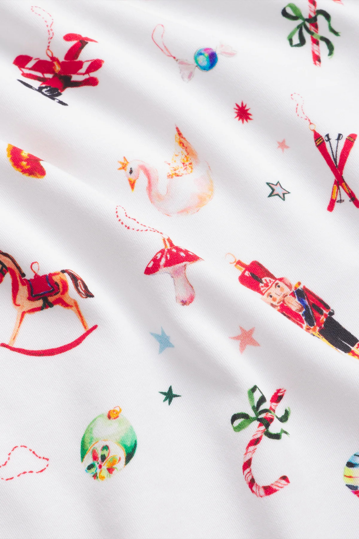 Pima Long-Long Set in Ornaments | Lake Pajamas