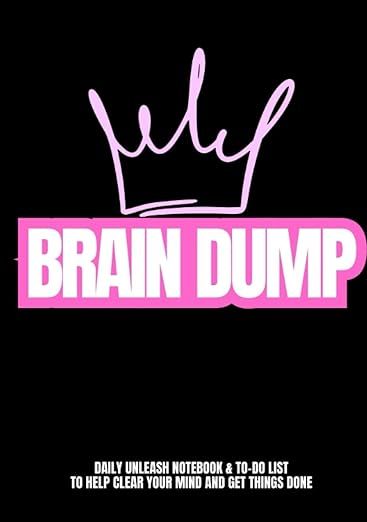 2023 BRAIN-DUMP & TO-DO LIST NOTEBOOK A WOMAN'S Planner to Help You Get Stuff Done: 7" x 10" Dail... | Amazon (US)