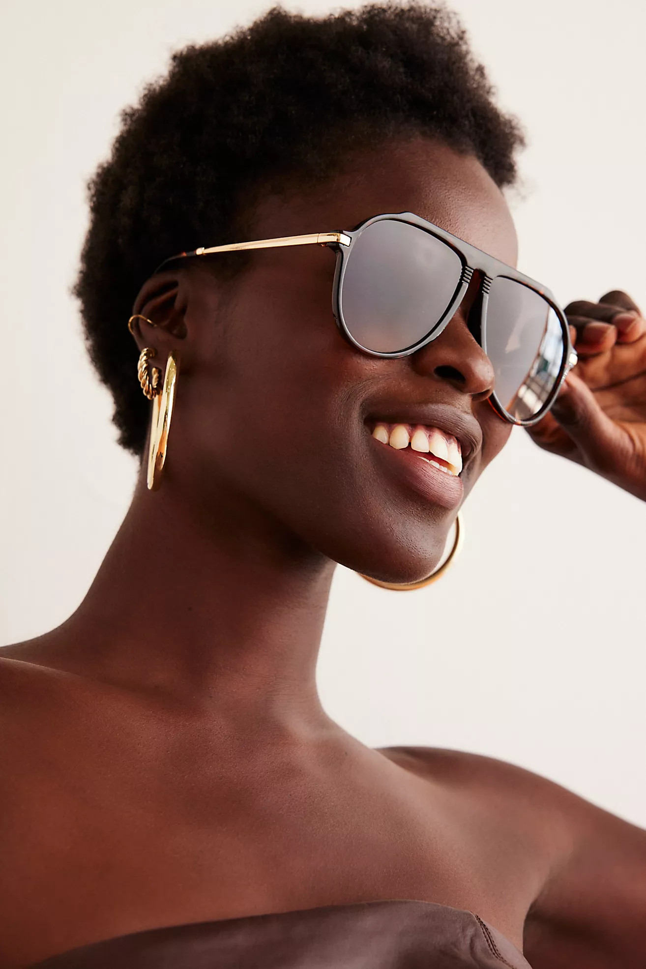Ventura Oversized Aviator Sunglasses | Free People (Global - UK&FR Excluded)