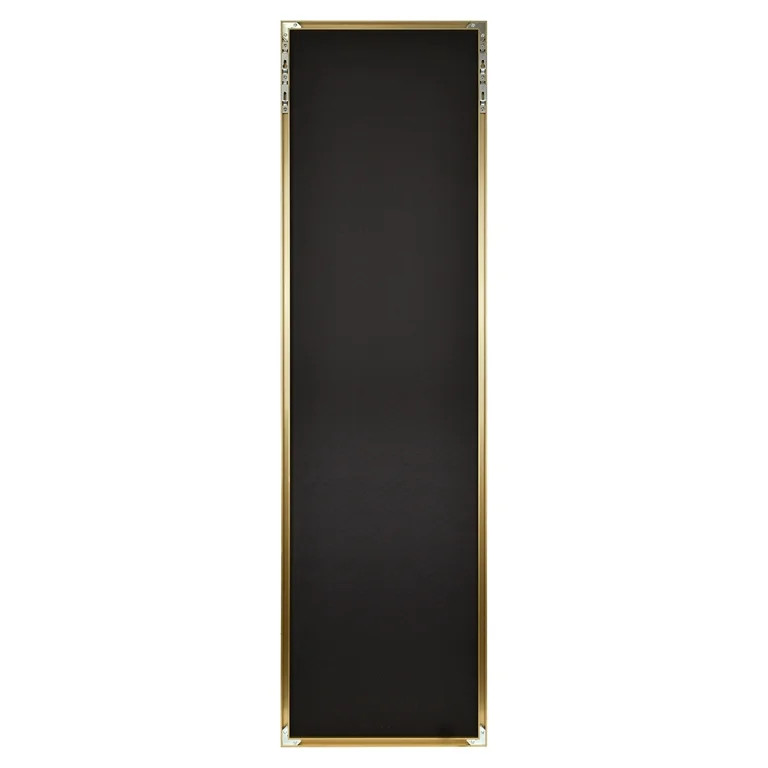 Better Homes & Gardens 14.5"x51" Thin Metal Over-The-Door Mirror, Brass | Walmart (US)