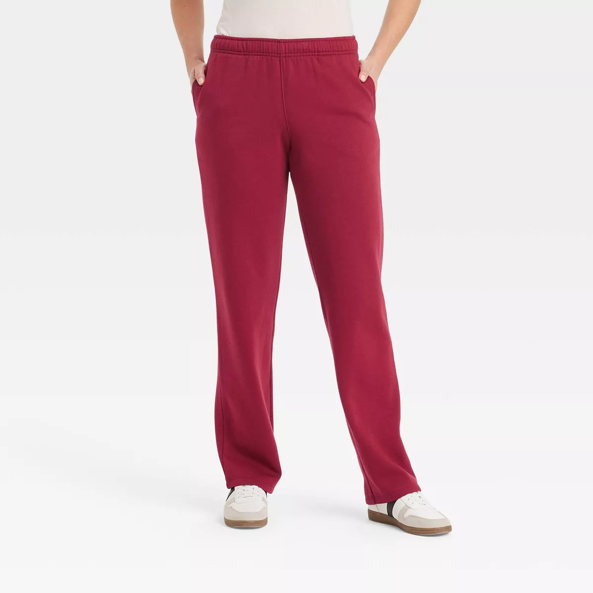 Women's Leisure Studio Mid-Rise Knit Straight Leg Sweatpants - Universal Thread™ | Target