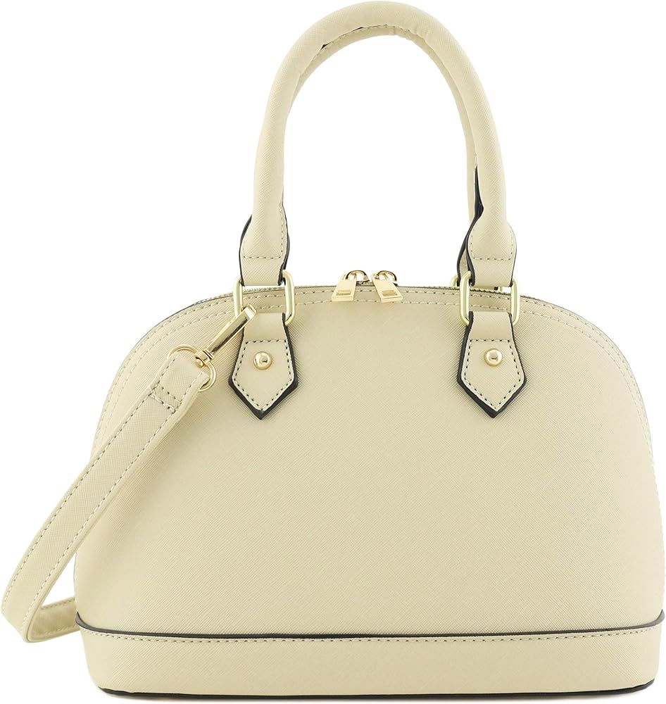 Zip-Around Saffiano Classic Dome Satchel | Amazon (US)