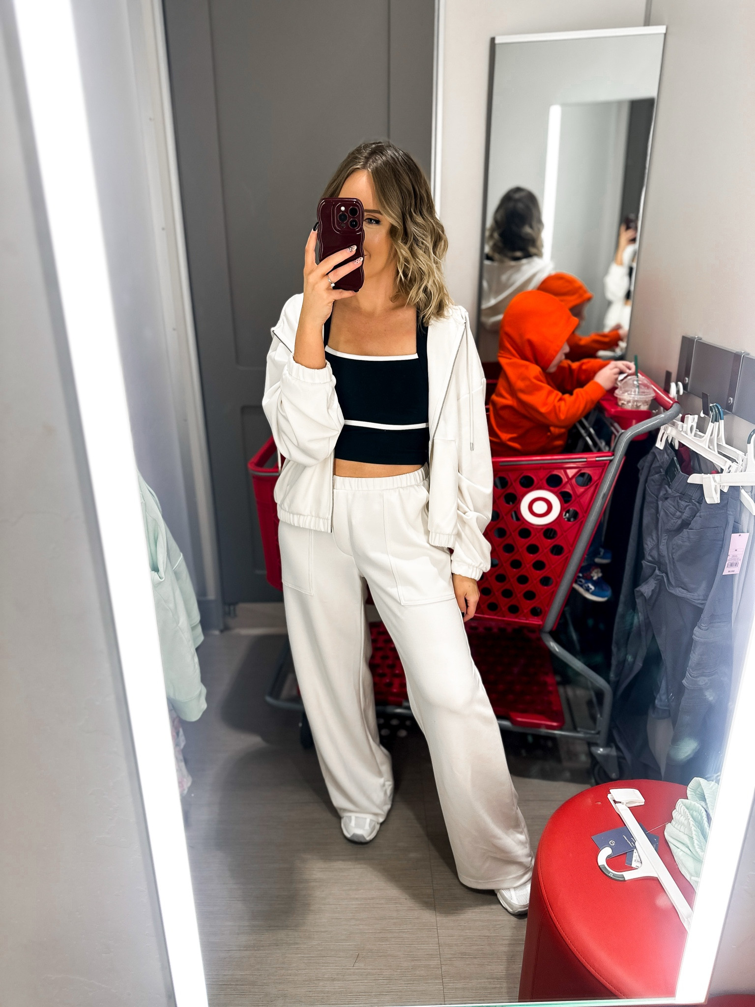 White lounge pants - true to size
White zip hoodie - I’d prefer to size down one
Abercrombie sports bra - true to size

#LTKFitness #LTKStyleTip #LTKActive
