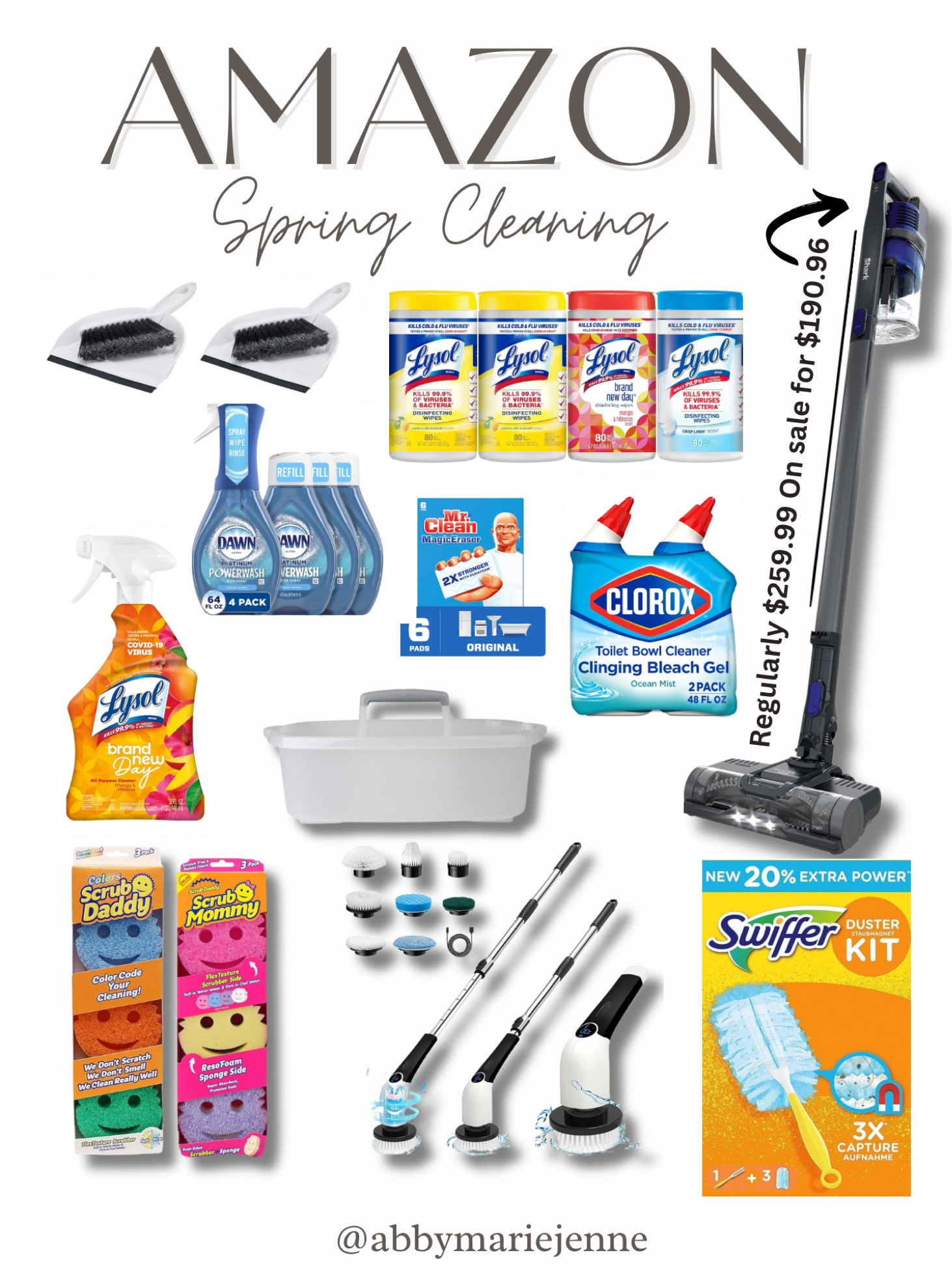 Spring cleaning. Amazon home. Deep cleaning. Home organization. Amazon organization. Cordless vacuum. Shark vacuum. 

#LTKhome #LTKSeasonal #LTKfindsunder50