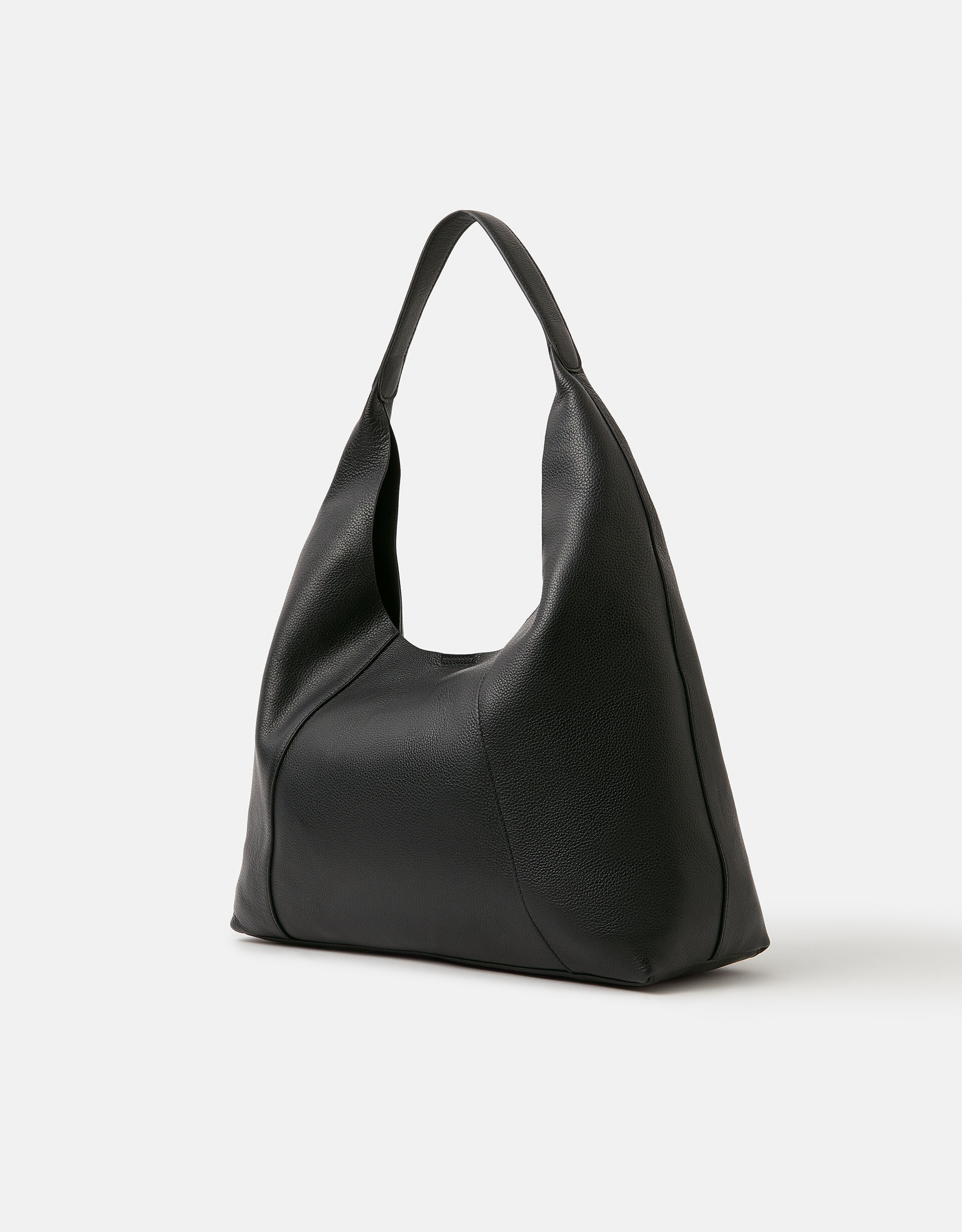 Large Slouchy Leather Shoulder Bag | Accessorize (Global)