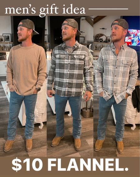 $10 men’s flannel — 13 different colors & fully stocked in most sizes! 🎄🤎 JD loves this one! Arrives by Christmas! 🎅🏻@walmartfashion #walmartpartner #walmartfashion

For him / gift idea / flannel / plaid / under $20 / holiday outfits / mens / Holley Gabrielle 

#LTKmens #LTKsalealert #LTKGiftGuide