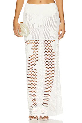 DEVON WINDSOR Roe Skirt in Off-white from Revolve.com | Revolve Clothing (Global)