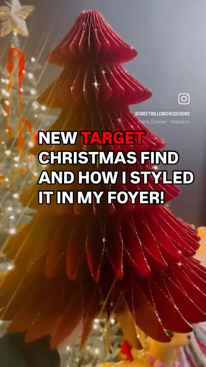 Target honeycomb Christmas trees! It’s a vintage Christmas! 



#LTKSeasonal #LTKVideo #LTKhome
