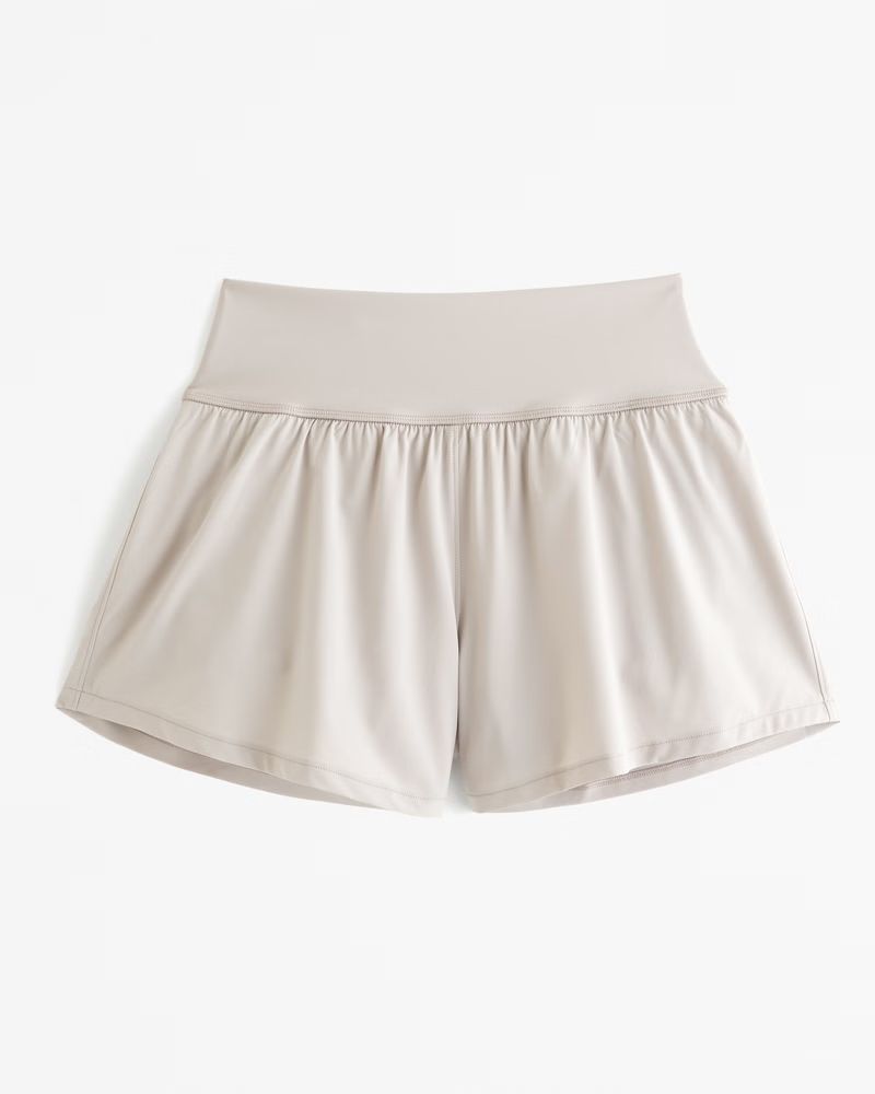 Women's YPB motionTEK Hybrid Lined Flounce Short | Women's Bottoms | Abercrombie.com | Abercrombie & Fitch (US)