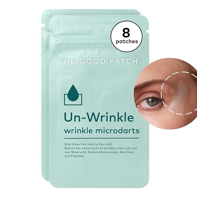 The Good Patch Un-Wrinkle Microdart Anti Wrinkle Patches for Crow’s Feet and Between Eyes, Made... | Amazon (US)