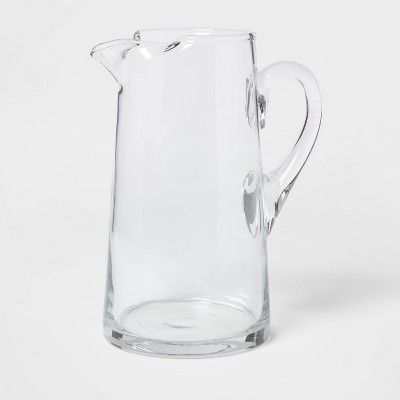 90oz Glass Tall Pitcher with Handle - Threshold&#8482; | Target