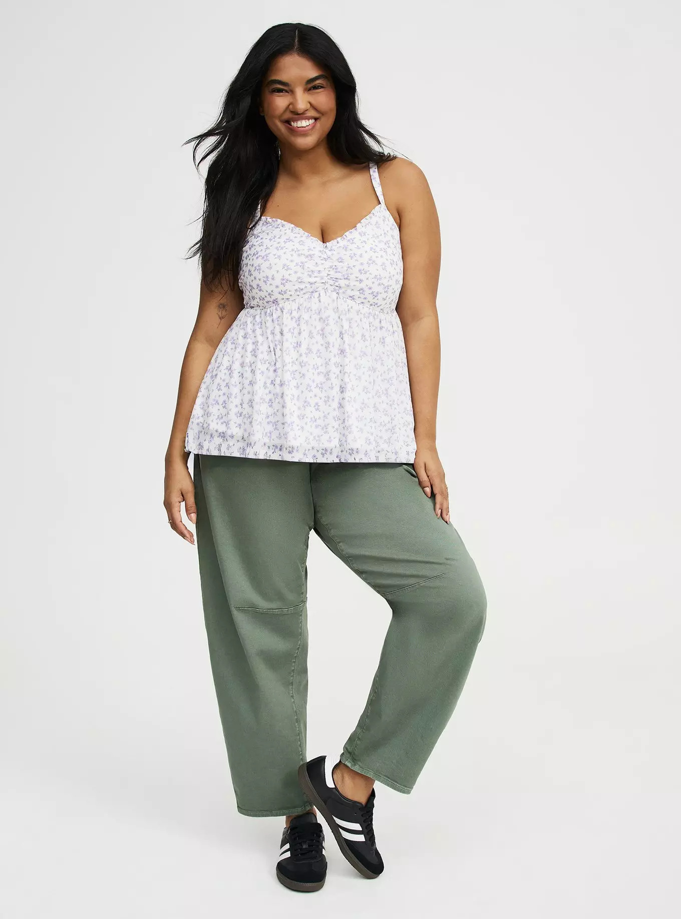 Mesh Babydoll Top | Torrid (US & Canada)