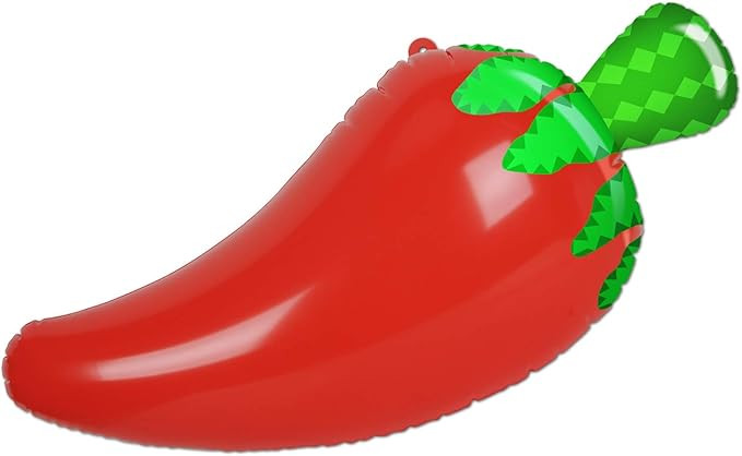 Beistle 30" Large Inflatable Chili Pepper Decoration-Blow Up Accessories For Mexican Theme Cinco ... | Amazon (US)