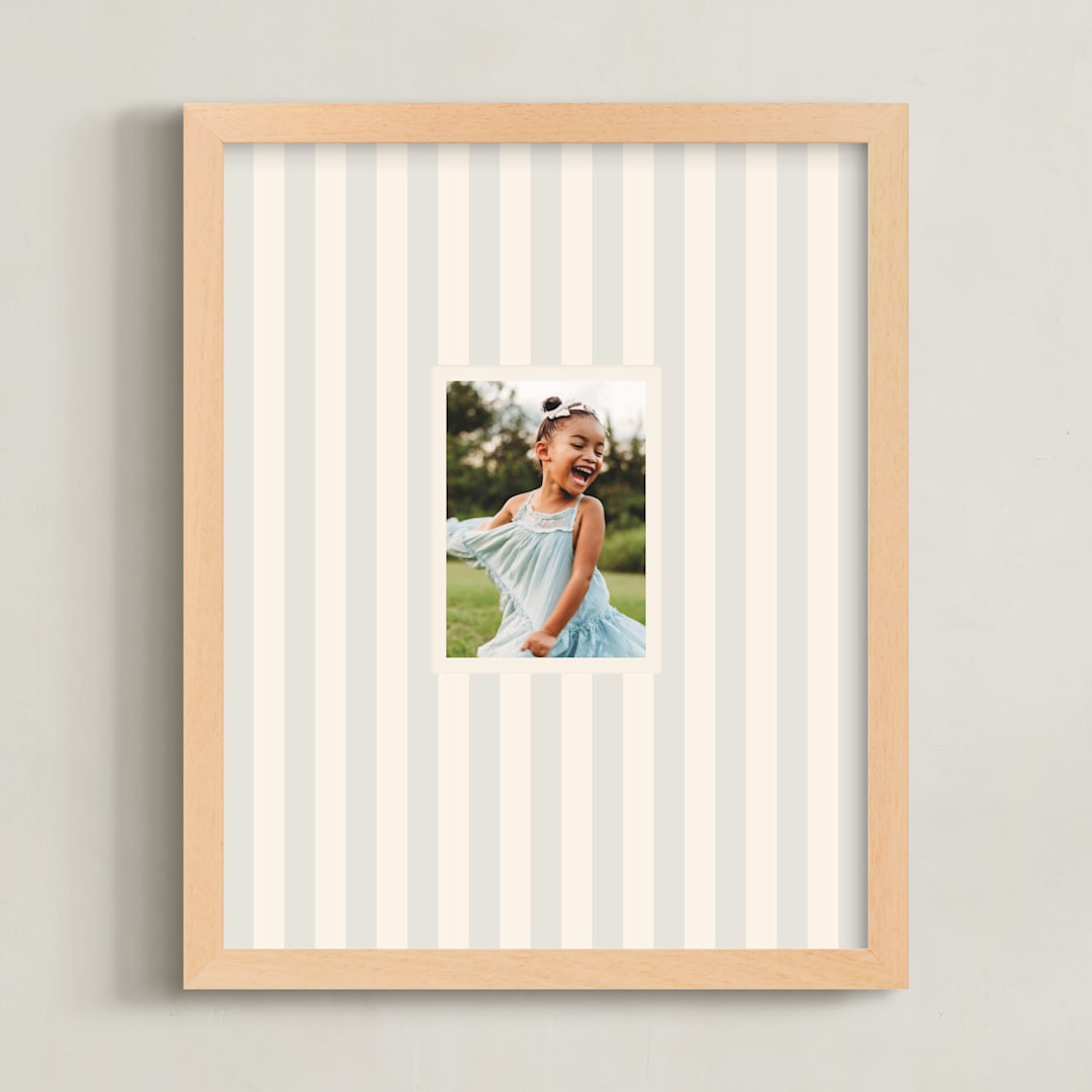 Coastal Stripe: Portrait | Minted