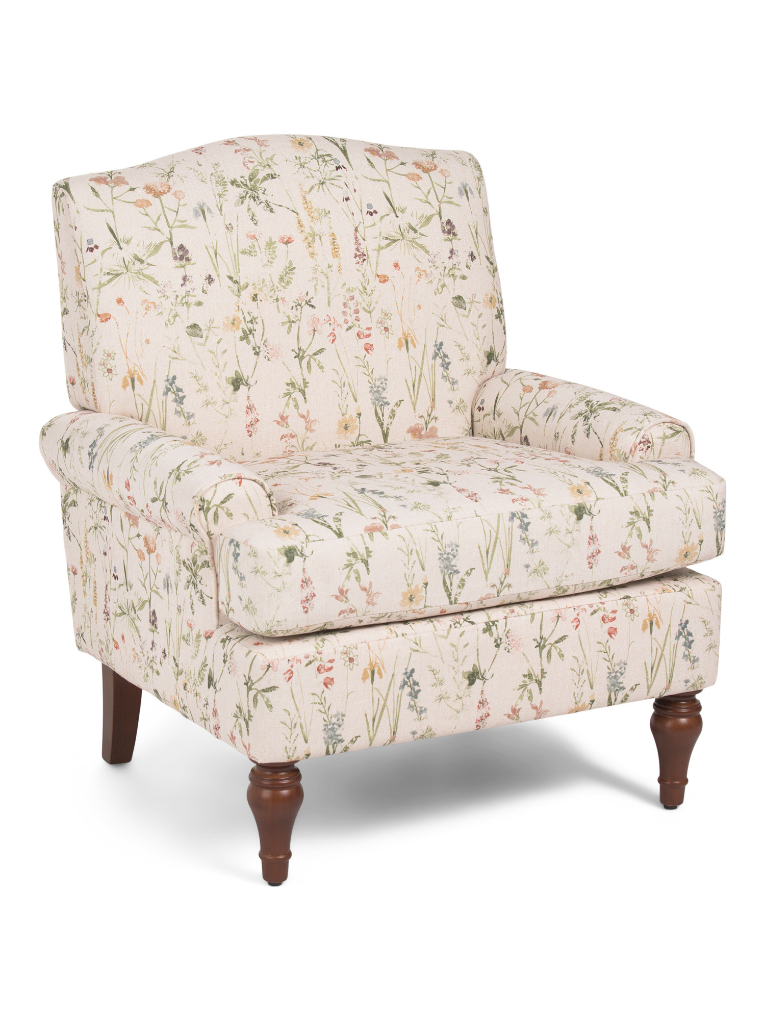 31x30x35 Floral Print Accent Chair | TJ Maxx